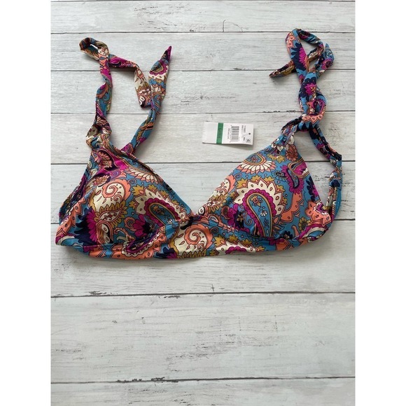 Lucky brand halter bikini top size L - Picture 2 of 6